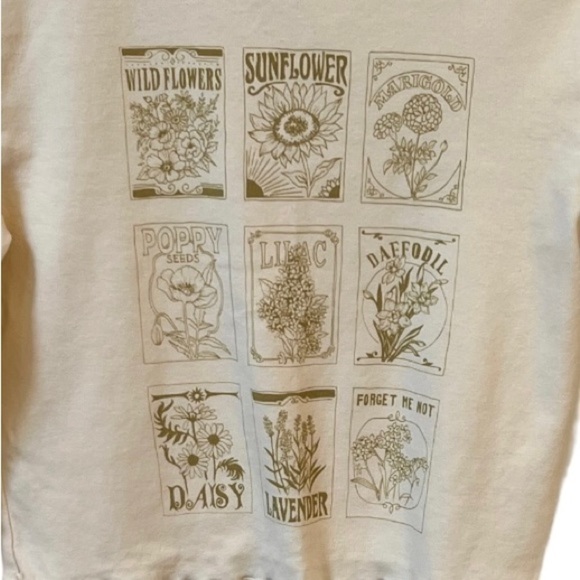 Urban Outfitters Future State seed packet crop top - Picture 2 of 7